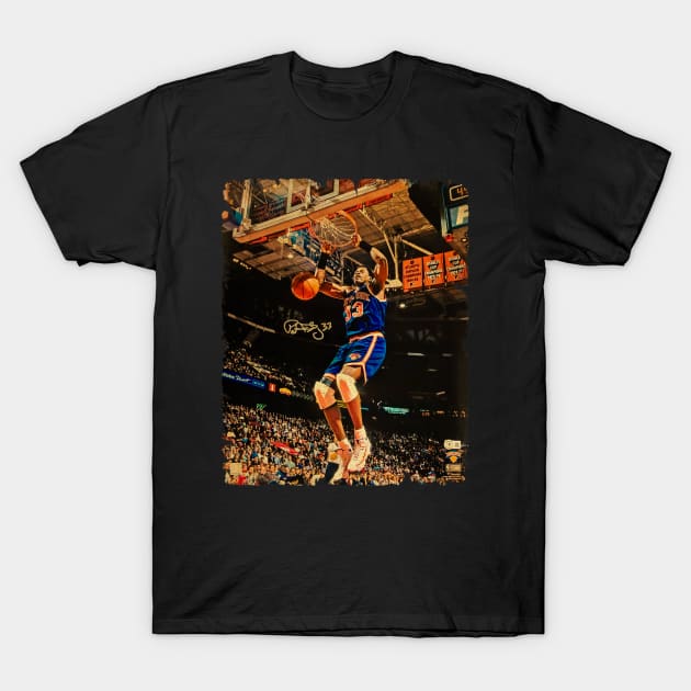 Patrick Ewing - Vintage Design Of Basketball T-Shirt by JULIAN AKBAR PROJECT